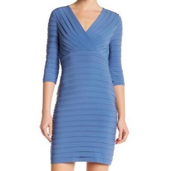 Adrianna Papell Dresses & Skirts - Adrianna Papell Shutter Pleats Sheath Dress